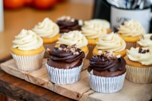freshly baked cupcakes