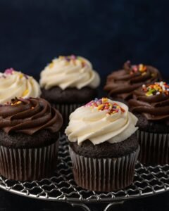freshly baked cupcakes